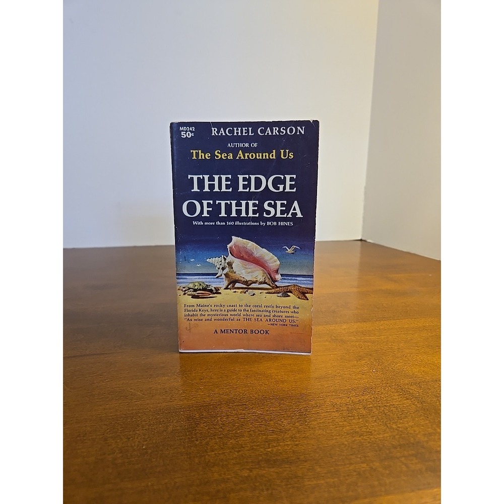 THE EDGE OF‎ THE SEA by RACHEL CARSON, MENTOR BOOK 1st Print 1959